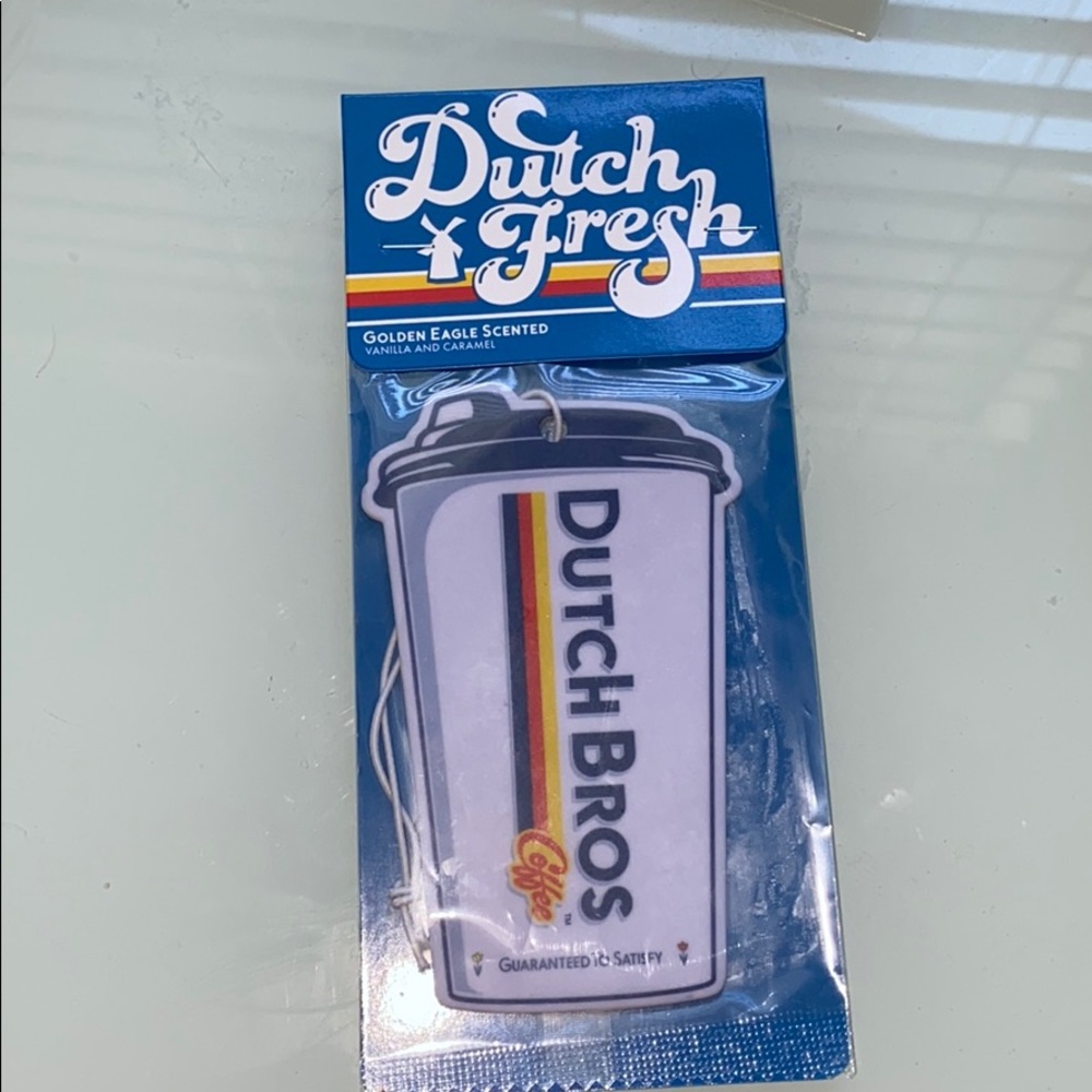 Dutch bros air freshener